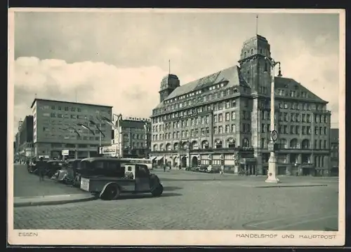 AK Essen, Handelshof und Hauptpost