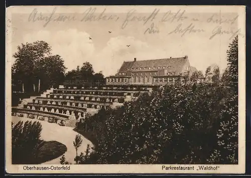 AK Oberhausen-Osterfeld, Parteirestaurant Waldhof