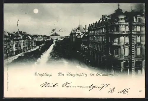 AK Strassburg, Der Broglieplatz