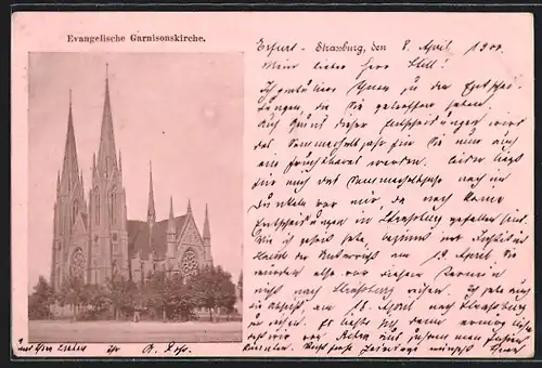 AK Strassburg, Evangelische Garnisonkirche