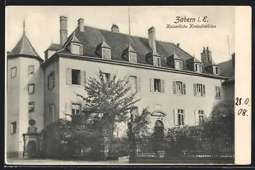 AK Zabern i. E., Kaiserliche Kreisdirektion
