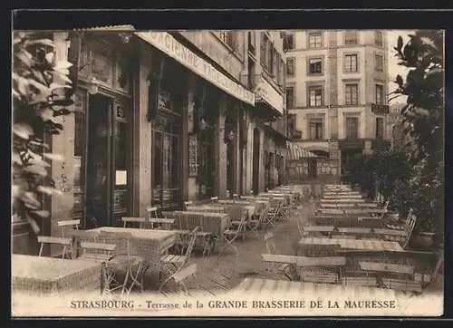 AK Strasbourg, Terrasse de la Grande Brasserie de la Mauresse