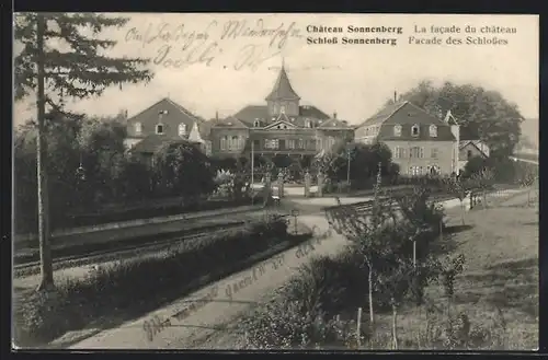 AK Carspach, Château Sonnenberg, La facade du château