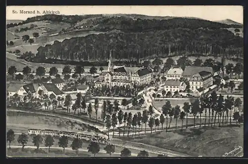 Künstler-AK St. Morand b. Altkirch, Panorama