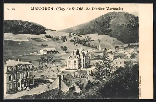 AK Markirch, Fbg. de St-Dié, Panorama