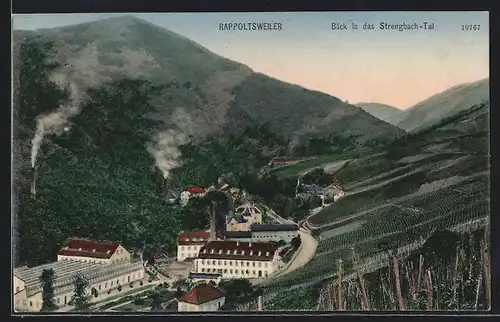 AK Rappoltsweiler, Blick in das Strengbach-Tal