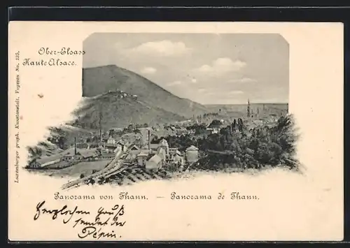 AK Thann /Haute Elsace, Panorama