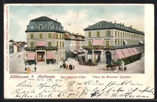 AK Mulhouse, Place du Nouveau Quartier