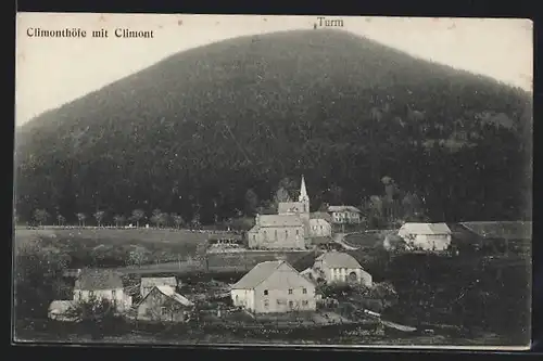 AK Climont, Climonthöfe mit Turm