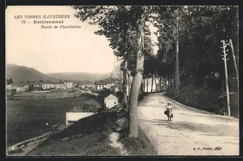 AK Remiremont, Route de Plombières