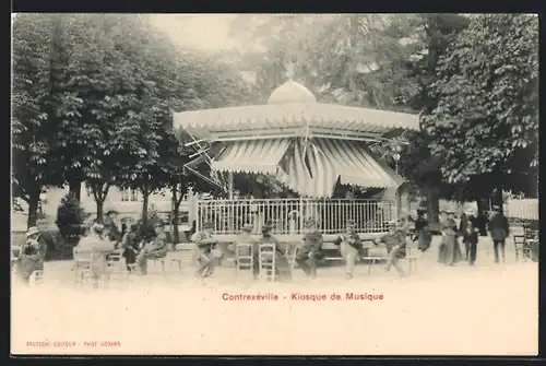 AK Contrexéville, Kiosque de la Musique