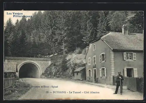 AK Bussang, le Tunnel - Coté Alsacien