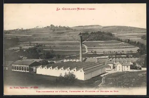 AK La Croix-aux-Mines, L`Usine, Peignage et Filature de Bourre de Soie