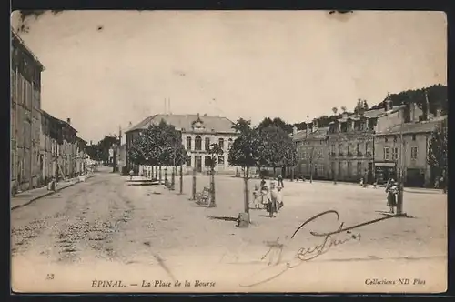 AK Épinal, La Place de la Bourse