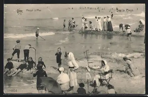 AK Heyst s/Mer, Strandpartie