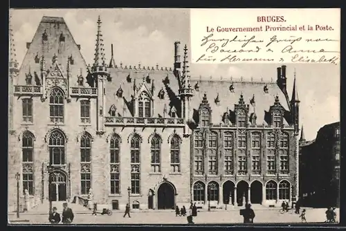 AK Bruges, Le Gouvernement Provincial et la Poste