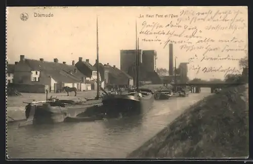 AK Dixmude, le haut pont et l`Yser