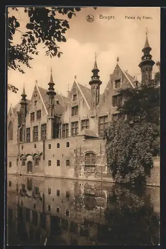 AK Bruges, Palais du Franc.