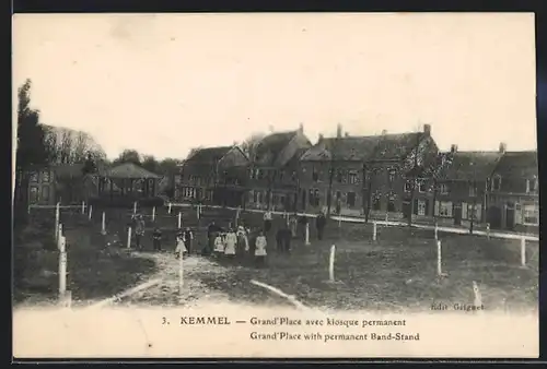 AK Kemmel, Grand`Place avec kiosque permanent