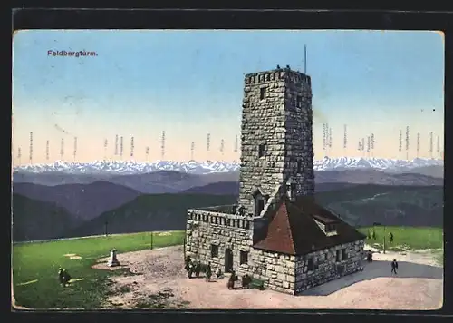 AK Feldberg im Schwarzwald, Feldbergturm