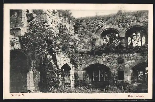 AK Sulz a. N., Ruine Albeck