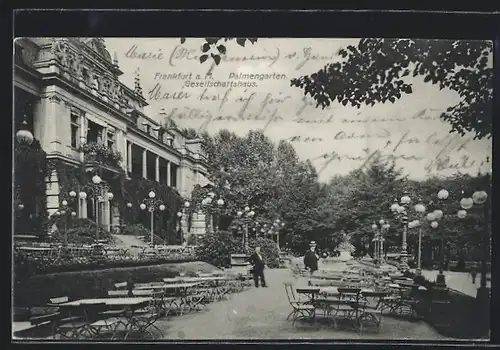 AK Frankfurt-Westend, Gesellschaftshaus im Palmengarten