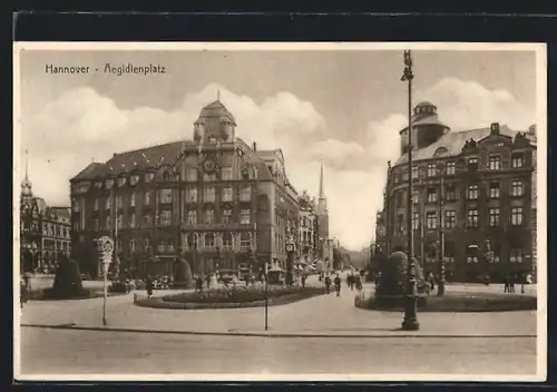 AK Hannover, Blick auf den Aegidienplatz