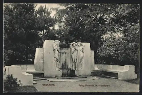 AK Hannover, Tripp-Brunnen im Maschpark