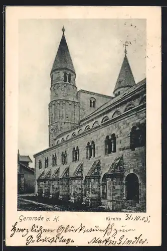 AK Gernrode a. H., Kirche