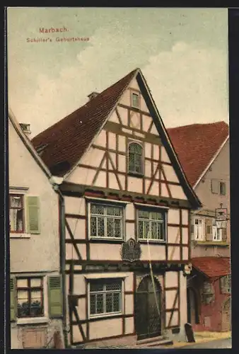 AK Marbach, Schiller`s Geburtshaus