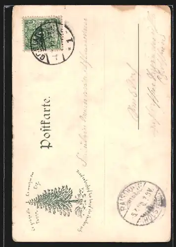 AK Goslar, Mittelbild im Kaisersaal