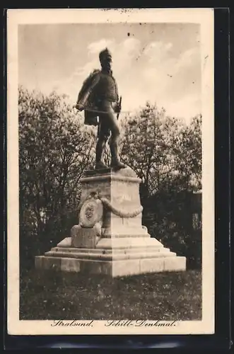 AK Stralsund, Schill-Denkmal