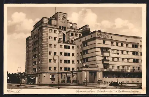 AK Wien, Gemeindebau, Gartenstadt-Jedlerseestrasse