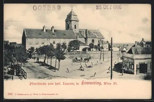 AK Wien-Simmering, Pfarrkirche zum heiligen Laurenz