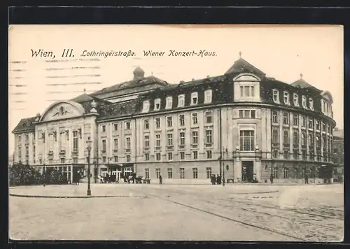 AK Wien, Lothringerstrasse, Konzert-Haus