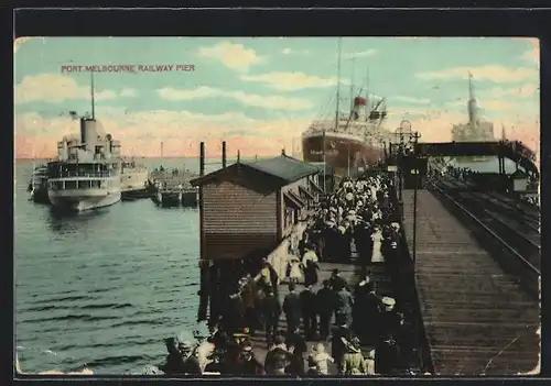 AK Melbourne, Port Melbourne Railway Pier