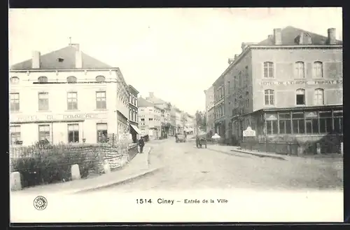AK Ciney, Entrée de la Ville