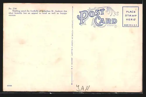 AK Jamaica, Constant Spring Hotel