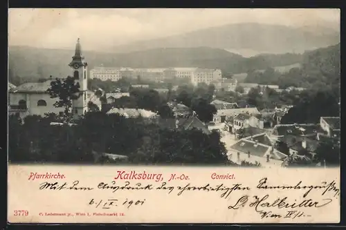 AK Wien, Kalksburg, Pfarrkirche, Convict