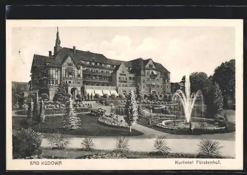 AK Bad Kudowa, kurhotel Fürstenhof