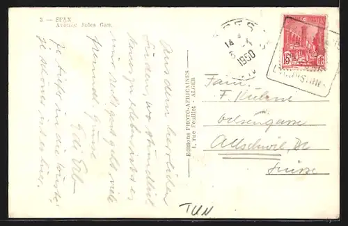 AK Sfax, Avenue Jules Gau