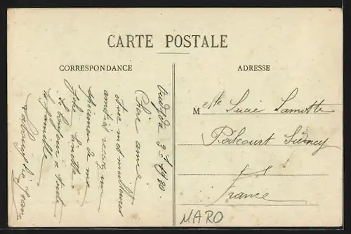 AK Oudjda, Rue de Maghrnia, Café Simon