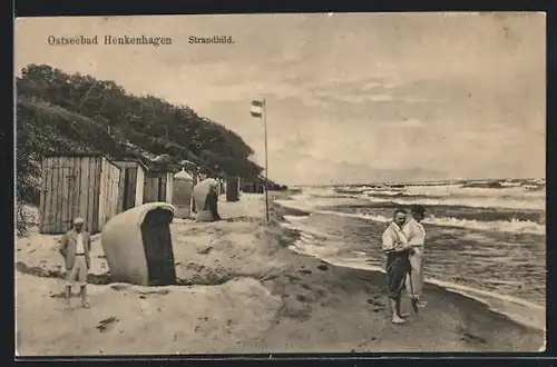 AK Henkenhagen, Strandbild