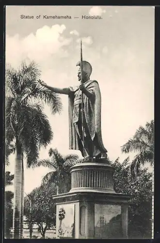 AK Honolulu, HI, Statue of Kamehameha