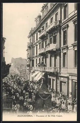 AK Alexandria, procession of the Holy Carpet