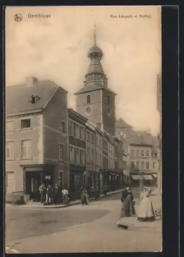 AK Gembloux, Rue Léopold et Beffroi