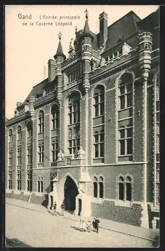 AK Gand, L`Entrée principale de la Caserne Léopold