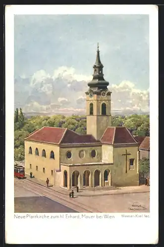 AK Wien, Neue Pfarrkirche zum hl. Erhard