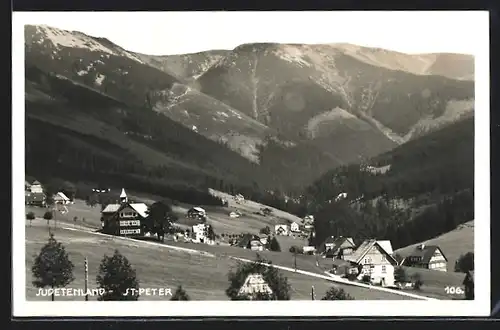 AK St-Peter /Judetenland, Ortsansicht bei Tag