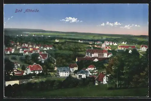 AK Bad Altheide, Ortsansicht bei Tag